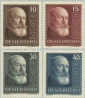 Österreich Austria 374/77 1928 10º Aniv. República-presidente Hainisch-Lujo - Andere & Zonder Classificatie