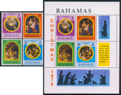 REL Bahamas  398/01 + HB 3 1970 Religión MNH - Bahamas (1973-...)