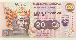 Scotland 20 Pounds, P-229G (25.3.2006) - UNC - 700 Years Scotland Issue - 20 Pounds