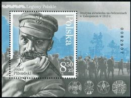 POLAND 2014 Michel Block 230 Polish Legions Jozef Pilsudski, Polish Army, Rifle Team Zakopane, Military **MNH - Unused Stamps