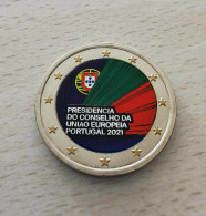 PORTUGAL 2021 - PRSIFDENCE DU CONSEIL EUROPEEN - 2 EUROS COMMEMORATIVE - COULEUR - FARBE- COLORED - COLORATTI - COLOR - Portugal