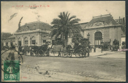 Nice - La Gare PLM - N°12 - Voir 2 Scans & Descriptif - Schienenverkehr - Bahnhof