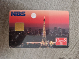 Carte NBS De Salon Paris Tour Eiffel - Badge Di Eventi E Manifestazioni