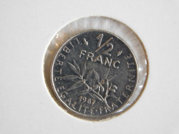 France 1/2 Franc 1987 SEMEUSE (614) - 1/2 Franc