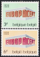 Bélgica 1489/90 1969 Europa Conferencia Europea De Telecomunicaciones MNH - Autres & Non Classés