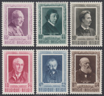 Bélgica Belgium Nº 892/97 1952 Escritores Belgas MNH - Autres & Non Classés