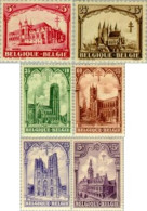 Bélgica - 267/72 - 1928 Por Los Tuberculosos Monumentos Lujo - Other & Unclassified