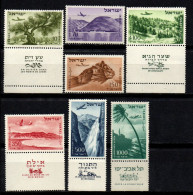 Israel 1953 - Mi.Nr. 80 - 86 - Postfrisch MNH - Mit Und Ohne TAB - Nuevos (con Tab)