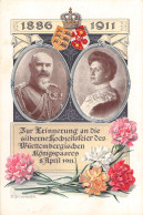 WÜRTTEMBERG - POSTKARTE 8.4.1911 SILBERHOCHZEIT / 6125 - Postwaardestukken