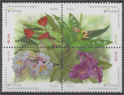 Brasil Brazil 3641/44 2017 Flores Flowers MNH - Andere & Zonder Classificatie