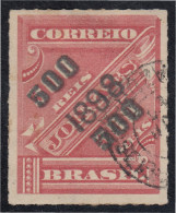 Brasil Brazil 94 1898 Sello De Periódico De 1889 Sobreimpreso Usado - Sonstige & Ohne Zuordnung