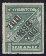 Brasil Brazil 96 1898 Sello De Periódico De 1889 Sobreimpreso MH - Andere & Zonder Classificatie