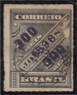 Brasil Brazil 93 1898 Sello De Periódico De 1889 Sobreimpreso Usado - Otros & Sin Clasificación