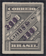 Brasil Brazil 93 1898 Sello De Periódico De 1889 Sobreimpreso MH - Sonstige & Ohne Zuordnung
