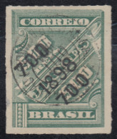 Brasil Brazil 96 1898 Sello De Periódico De 1889 Sobreimpreso Usado - Andere & Zonder Classificatie