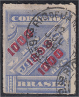 Brasil Brazil 98 1898 Sello De Periódico De 1889 Sobreimpreso Usado - Andere & Zonder Classificatie