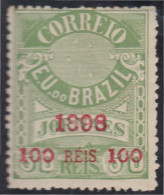 Brasil Brazil 103 1898/99 Sello De Periódico De 1890/91 Sobreimpreso MH - Andere & Zonder Classificatie