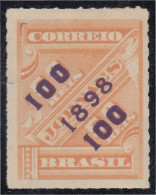 Brasil Brazil 91 1898 Sello De Periódico De 1889 Sobreimpreso MNH - Otros & Sin Clasificación