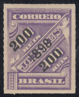 Brasil Brazil 92 1898 Sello De Periódico De 1889 Sobreimpreso MH - Andere & Zonder Classificatie