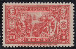 Brasil Brazil 143 1908 Centenario De La Apertura De Puertos Al Comercio Exteri - Otros & Sin Clasificación