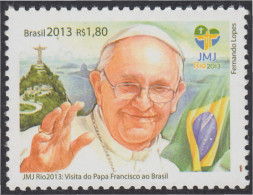 Brasil Brazil 3291 2013 Visita Del Papa Francisco A Brasil MNH - Andere & Zonder Classificatie