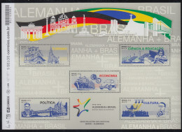 Brasil Brazil 3299/03 2013 Relaciones Diplomáticas Alemania - Brasil MNH - Autres & Non Classés