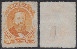 Brasil Brazil 36 1876/77 Emperador Pedro II Sin Goma - Andere & Zonder Classificatie