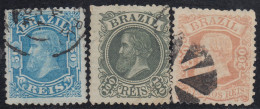 Brasil Brazil 48/50 1881 Emperador Pedro II Usados - Autres & Non Classés