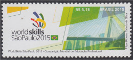 Brasil Brazil 3368 2015 Competición Mundial De Educación Profesional MNH - Sonstige & Ohne Zuordnung