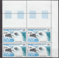 France Colonies, TAAF 1985 Birds Mi#197 Mint Never Hinged (sans Charniere) Piece Of 4 - Ongebruikt