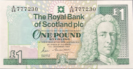 Scotland 1 Pound, P-351a (13.12.1988) - UNC - 777 Serial Number Beginning - 1 Pond