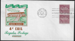 Canal Zone. FDC Sc. 152.   Administration Building  FDC Cancellation On Cachet FDC Envelope - Zona Del Canal