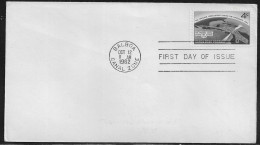 Canal Zone. FDC Sc. 157.   Thatcher Ferry Bridge  FDC Cancellation On Plain FDC Envelope - Canal Zone