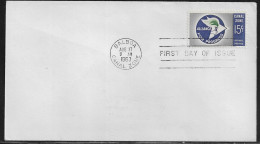 Canal Zone. FDC Sc. C35.   Alliance For Progress. Emblem.  FDC Cancellation On Plain FDC Envelope - Canal Zone
