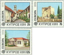 Chipre - 479/81 - 1978 Europa-monumentos-Lujo - Andere & Zonder Classificatie