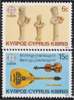 Chipre 637/38 1985 Europa Año Europeo De La Música MNH - Andere & Zonder Classificatie