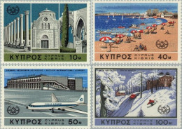 Chipre - 290/93 - 1967 Año Inter. Del Turismo Lujo - Andere & Zonder Classificatie