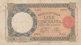 50 Lire Fascetto 1940 - 50 Lire