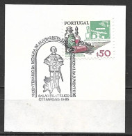 Portugal, 1985 - 6º Centenário Da Batalha De Aljubarrota - Faro 85 - FDC