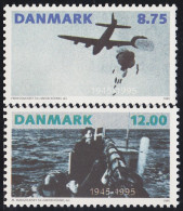 Dinamarca Denmark 1105/06  1995 50 Años De La Victoria Y Fin De La 2ª Guerra M - Andere & Zonder Classificatie