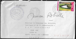 Congo.  Stamp Sc. 777 On Commercial Letter, Sent On 11.09.1987 From Brazzaville To France - Covers & Documents