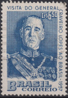 1957 Brasilien ° Mi:BR 911, Sn:BR 848, Yt:BR 630, Visit Of Portugal's President - Craveiro Lopes - Used Stamps