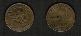 U.S.A..   STANTON CALIFORNIA---PARKING TOKEN (CONDITION AS PER SCAN) (T-167) - Professionnels/De Société