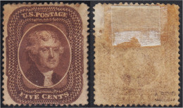 Estados Unidos USA 12 1857/60 Thomas Jefferson MH - Autres & Non Classés