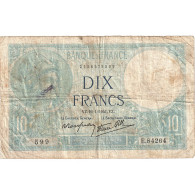 France, 10 Francs, Minerve, 1941, E.84264, B, Fayette:7.28, KM:84 - 10 F 1916-1942 ''Minerve''