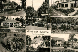 73084167 Lueneburger Heide Buchholz Badeanstalt Goldene Krone Hotel Sonnenhof Hu - Walsrode