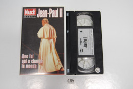 CA4 CASSETTE VIDEO VHS JEAN PAUL 2 UNE FOI QUI A CHANGE LE MONDE - Dokumentarfilme