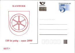 CDV B 262 Czech Republic Kamberk Postoffice Anniversary 2000 - Postcards