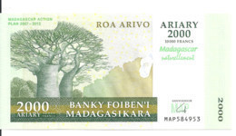 MADAGASCAR 2000 ARIARY 2007 UNC P 93 - Madagascar