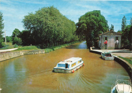 CPSM Bram-Canal Du Midi,le Port-Timbre    L2694 - Bram